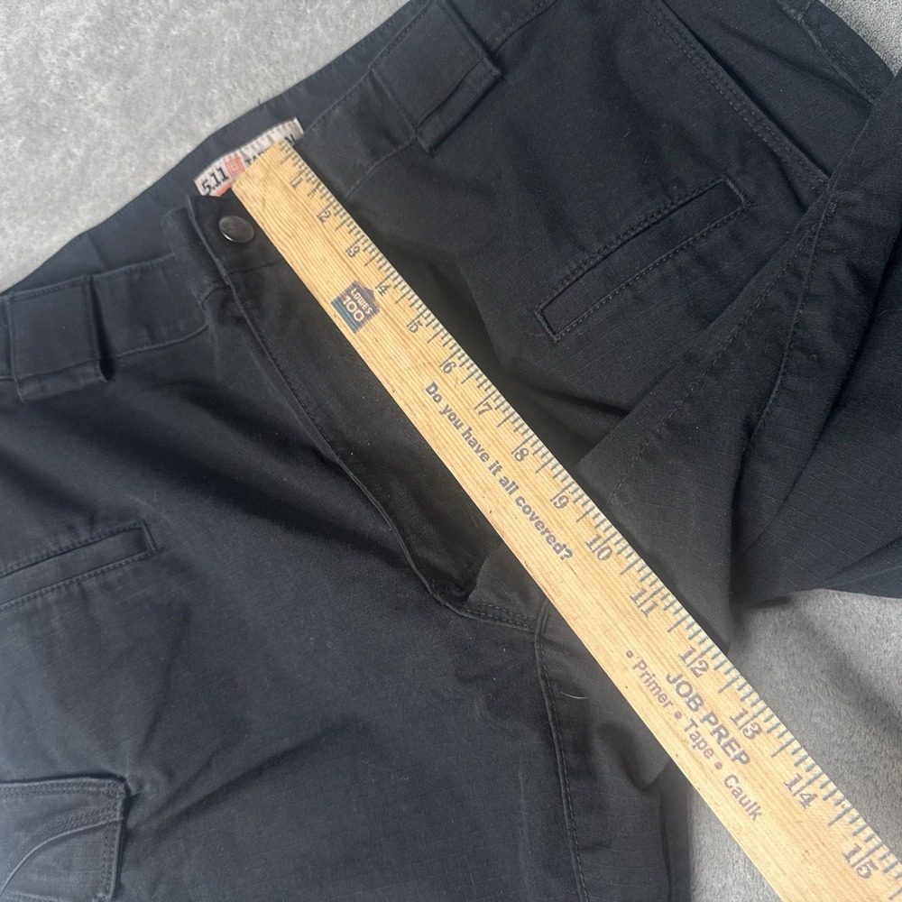 5.11 Tactical Stryke Cargo Pants Black Men Size 40x34 Ripstop Multi-Pocket Work - Picture 9 of 12